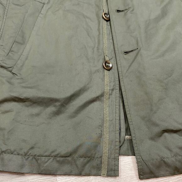 John Varvatos Quilt Lined Hooded Button Field Jacket Men's L - Picture 9 of 10